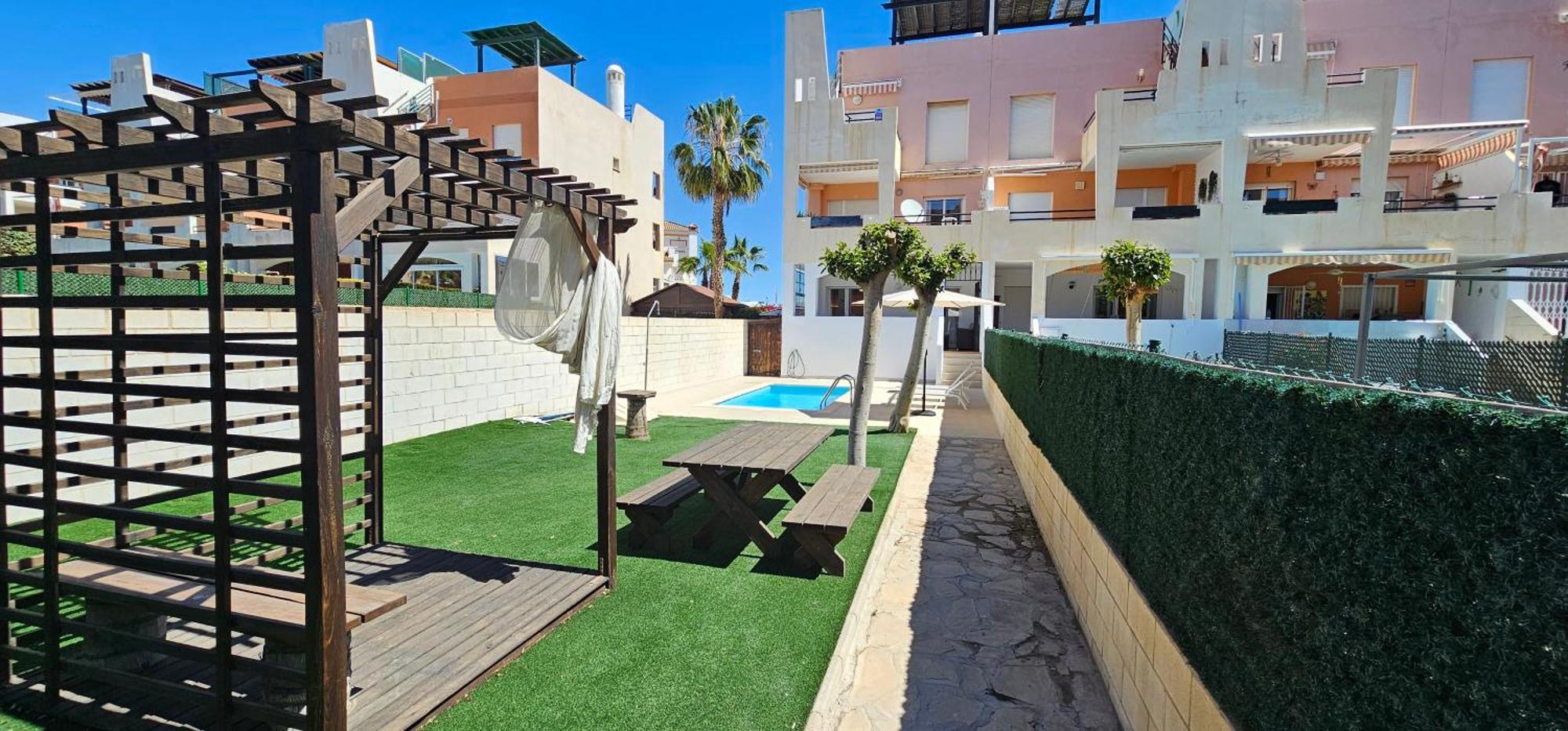 Homes of Spain, Apartamentos Paraíso Vera Playa, Ático Q, Suite Fatu Hiva con piscina privada en solárium, vistas mar en PRIMERA LINEA de PLAYA, WIFI Exterior foto