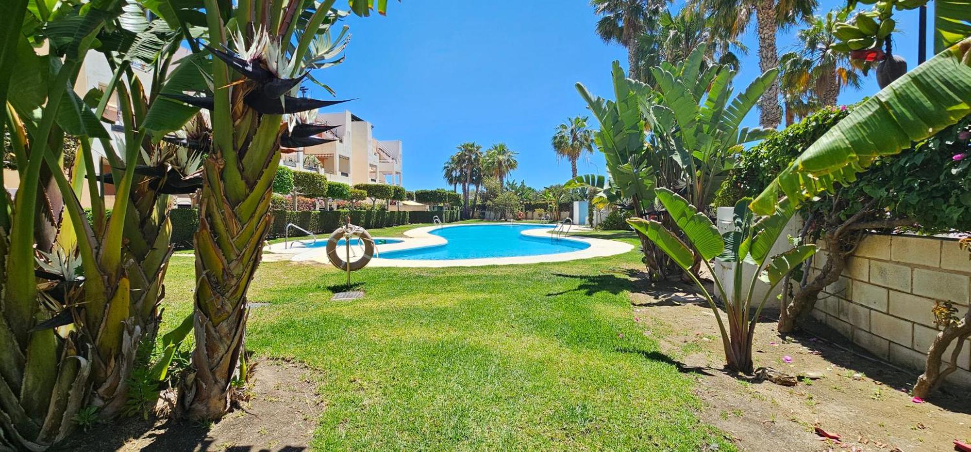 Homes of Spain, Apartamentos Paraíso Vera Playa, Ático Q, Suite Fatu Hiva con piscina privada en solárium, vistas mar en PRIMERA LINEA de PLAYA, WIFI Exterior foto